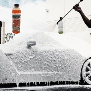 Orange Car Wash High Foaming Shampoo Soap 16oz  Safe for all Car
